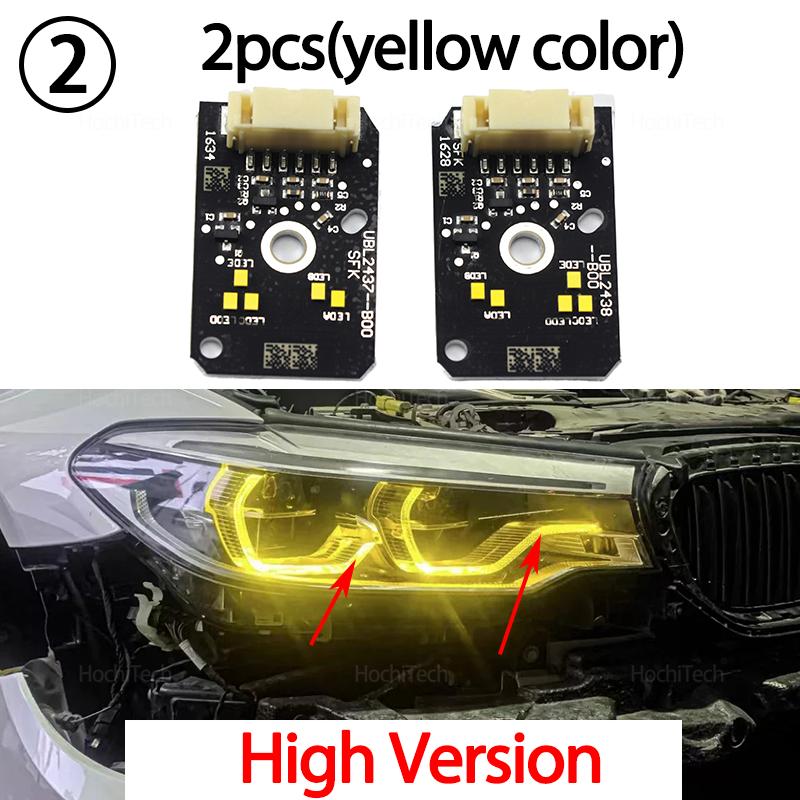 Per BMW Serie 5 G30 G31 M5 F90 Pre-LCI 2017 2018 2019 2020 Ballast Giallo Limone di Alta Qualità Scheda LED Inserti Faro Chip