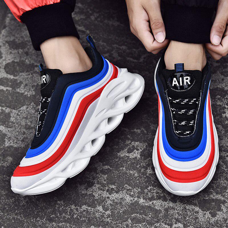 Mens Running Shoes Lightweight Blade Sport Shoes Shockproof Breathable Male Sports Height Increase Platform Walking Gym Shoes