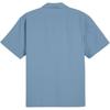 Puma Mmq Series Solid Color Button Minimalist Casual Loose Short Sleeve Shirt Men shirts Zen-Blue 624016-20
