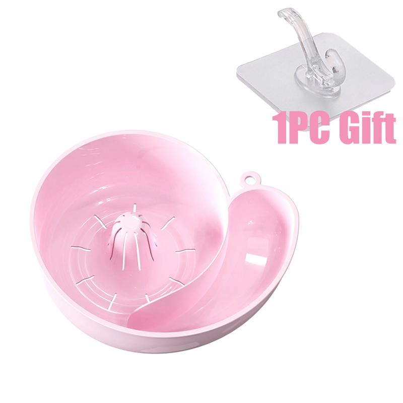 New Snail Shape Fruit Drainer Basket Reusable Kitchen Vegetable Washing Basin Multi-functional Automatic Rotation Clean Tools