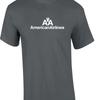 American Airlines White Retro Logo T Shirt Us Airline Charcoal Gray S 5xl
