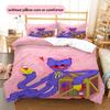 Wogi  Pattern Bedding Quilt Set  Home Decoration  Gift (1 * duvet cover + 2 * pillowcase  without core)