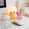 Creative Highland Cow Desk Ornament: Realistic Glitter Squeeze Toy, Office Decor, Solid Gel Sensory Stress Reliever, Gift
