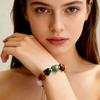 Ins Style Beads Heart Bracelet Love Bead Rainbow Stone Bracelet  Valentine's Day