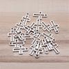 18/48Pcs/Lot Antique Bronze Silvery Cross Charms Hollow Pendants for DIY Jewelry Making