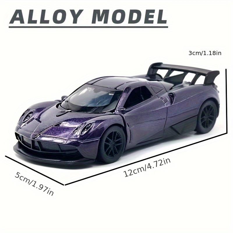 1:36 Scale Alloy Simulation Sports Car Model With Openable Doors And Hood, Youngsters' Toy Collectible Gift
