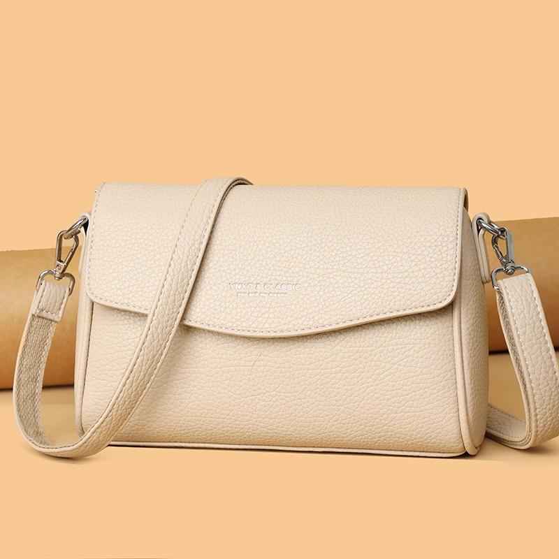 Fashion Women's Messenger Bag, New Mobile Phone Small Square Bag, Mother Bag, Simple Atmosphere Commuter Shoulder Bag