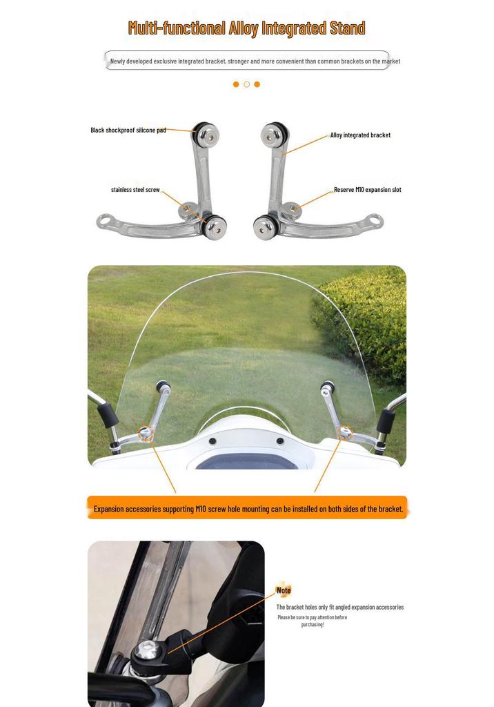 Wanlihao Windshield for Honda NS125LA Motorcycle/Scooter