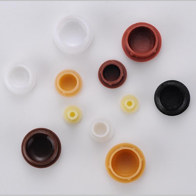 Plastik Vida Dişli Delik Tıpa - Mobilya Menteşeleri ve Donanımlar İçin Dekoratif Kapak