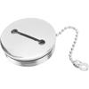 KUIDAMOS Boat Fuel Cap, Marine Gas Polished Stainless Steel Beautiful for Trucks for Caravans(50MM)