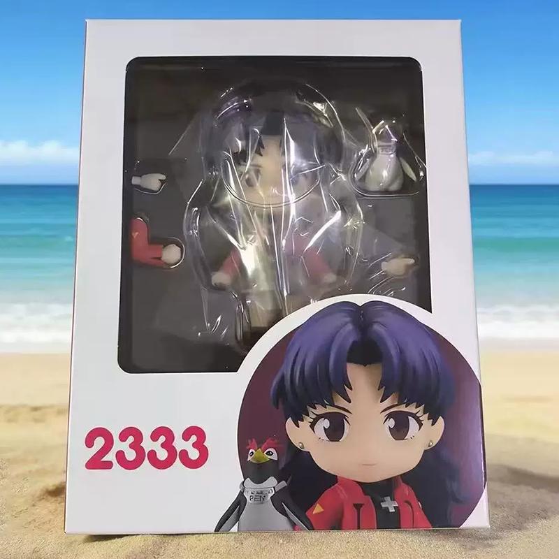 Neon Genesis Evangelion 2333 Misato Katsuragi Articulated Action Figure With Interchangeable Faces Replica Ship Within 12 Hours