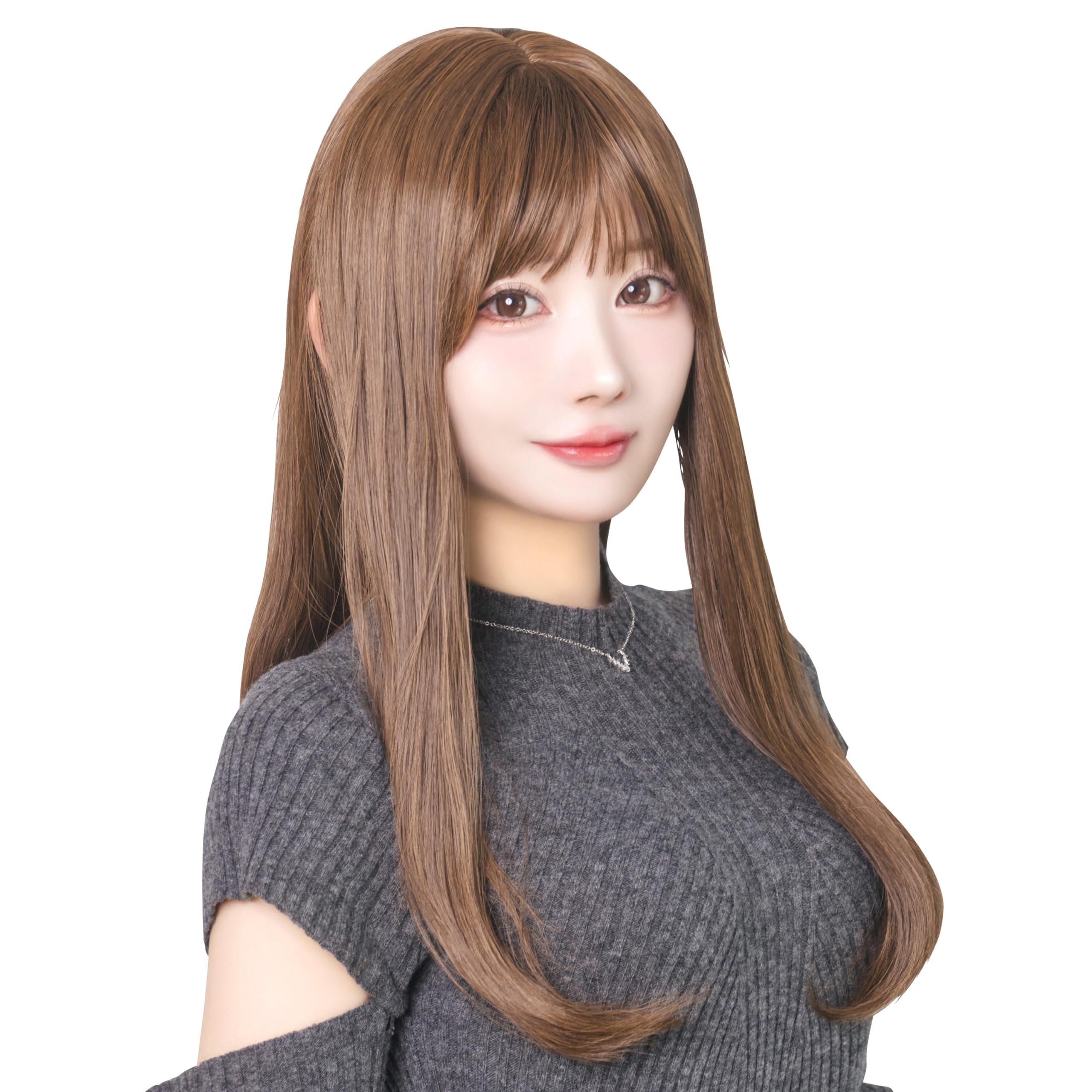 

Clearstone WIGGY RICH Прямой парик бордово-коричневого цвета, длинный, женский,