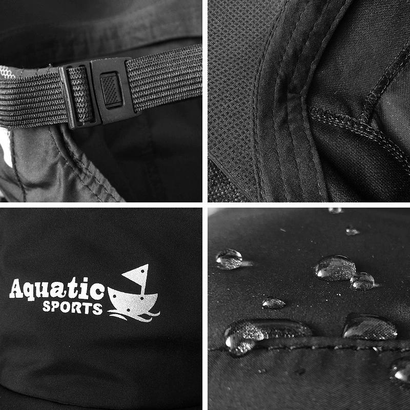 Men's Quick Dry Waterproof Sport Duck Tongue Sun Hat Outdoor Space Baseball Cap