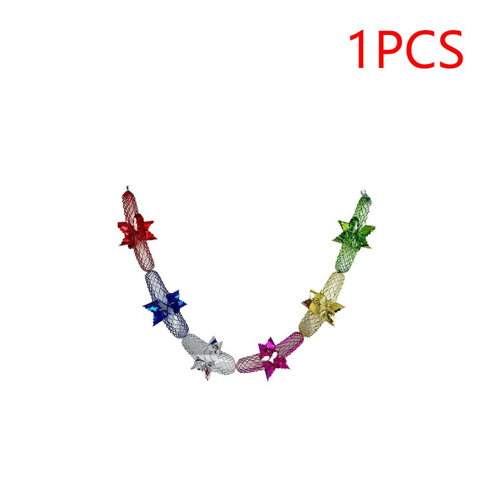

1-20Pcs Foil Garland Christmas Garland Home Decoration Ceiling Hanging Decor Christmas Wreath Decorative Garlands Party Supplies