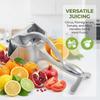 Aluminum Alloy Manual Hand Press Juicer & Lemon Squeezer for Citrus, Orange, Lime - Ergonomic Grip,