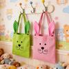 2pcsEaster Tote Bags Easter Bunny Bag With Handle Linen Rabbit Gift Bags Candy Storage Basket Handbag Easter Party Supplies 2026