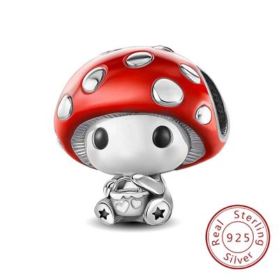 Copper Mushroom Rabbit Dog Elephant Cute Charms Bead Diy Bracelet Bangle Making Gift Of High Quality Fine Jewelry