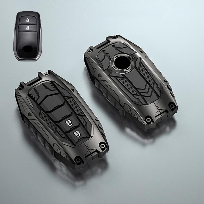 

Car Key Case Fob Cover Holder Shell For Toyota Yaris Cross Hilux Innova Fortuner Camry Land Cruiser 200 300 Prado Crown TLK 200