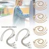 Golden Silvery Metal Bag Chains Adjustable Handbag Handle Chain Durable Shoulder Bag Straps