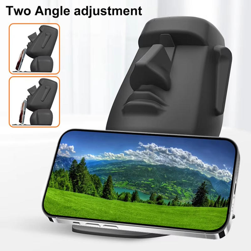 Kreativer 3-in-1 Handy-Brillenhalter Schreibtisch Büro Kopfgeformt Einzigartige Brillenständer Spardose