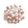 Spille da donna alla moda grandi perle d'imitazione strass spilla da sposa spilla gioielli accessori regalo