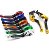 Compatible with Kawasaki Ninja 650R ER-6F ER-6N (2009-2015) Telescopic Folding Bullhorn Handlebars