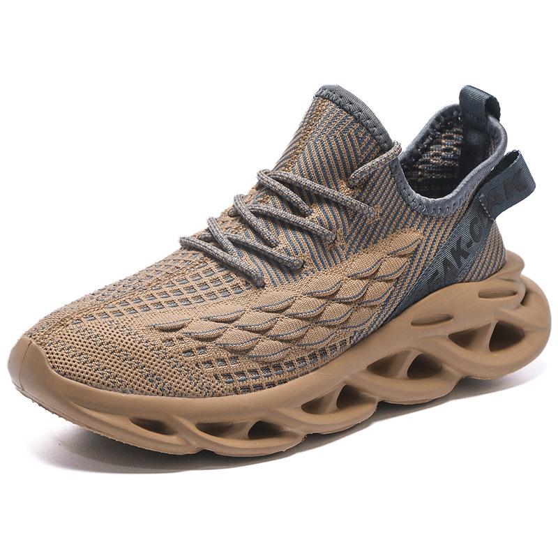 Spring-Summer Men's Plus Size Shock-Absorbing Running Shoes - Super Light and Casual