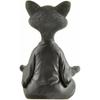 Kat Meditation Dyremeditation Kat Harpiks Ornamenter Siddende Zen Buddha Have Dekoration Ornamenter