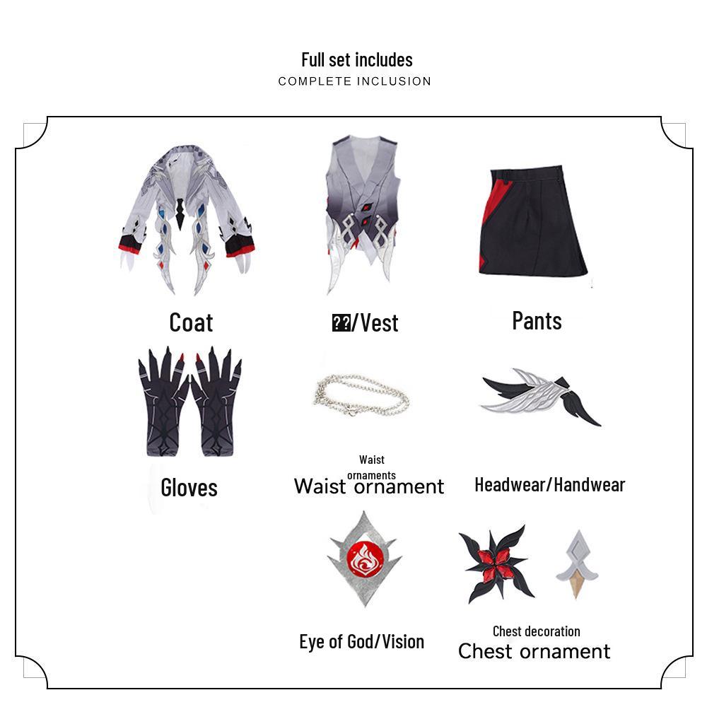 

Genshin Impact Арлекино Фонтейн Слуга Предвестник Фатуи Косплей Костюм S