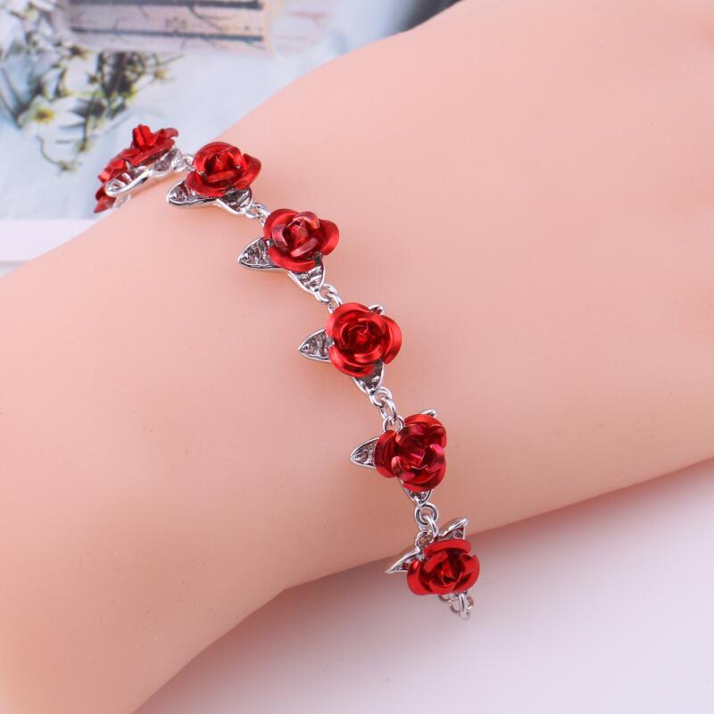 Rose Gold-Plated Women's Bracelet - European & American Simple Korean Design
