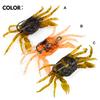 Submerged Crab Soft Bait Long-range Biomimetic Bait 13cm 32.5g Hook Anti Hanging Bottom Simulation Lure Fake Bait Fishing Gear