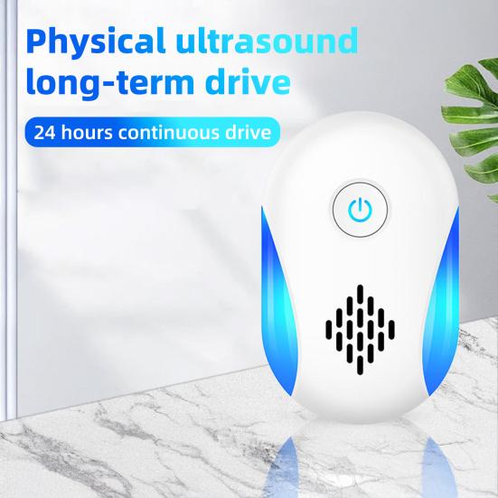 Ultrasonic Pest Repeller 360 Degree Protection Energy Saving Silent Mode Indoor Mice Pest Repeller Insect Control Device