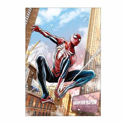 Tenyo In 1000 Piece Jigsaw Puzzle Marvel Comes with Glue and Spatula Service Card Included [Made Japan] Spider-Man Spider-man (51x73.5cm) R-1000-638