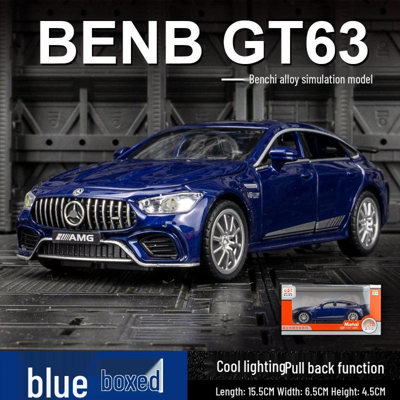 

Jiaye VB32503 Big Ben GT63 Alloy Sedan Model: Sound & Light Pull-Back Car Toy