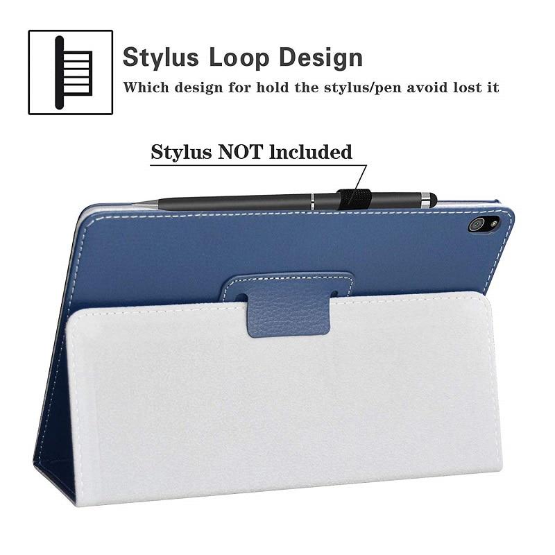 Capa dobrável fina com suporte dobrável para lenovo tab p10/m10 10.1 "modelo de capa TB-X705L x605l couro pu para lenovo tab m10 10.1 polegadas