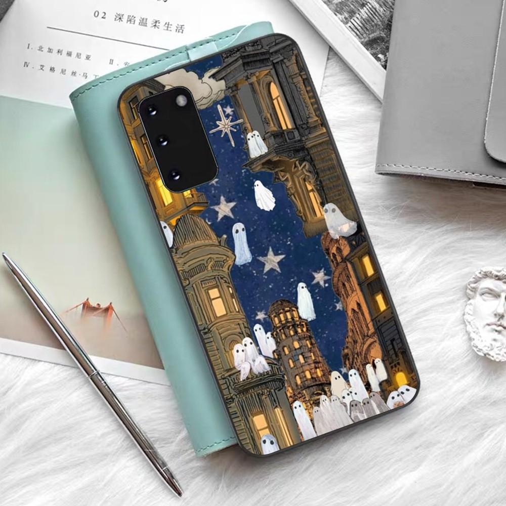 Little Ghost Phone Case For Samsung S 9 10 20 21 22 23 30 23 24 Plus Lite Ultra FE S10lite Fundas