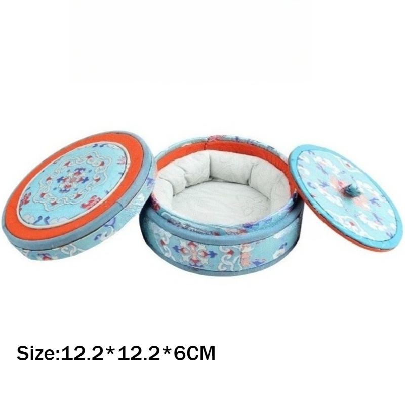 

Cloth Jewelry Organizer Box Travelling Bracelet Storage Boxes Jewelers Bracelet Display Case Jewellery Trinket Protect Cases