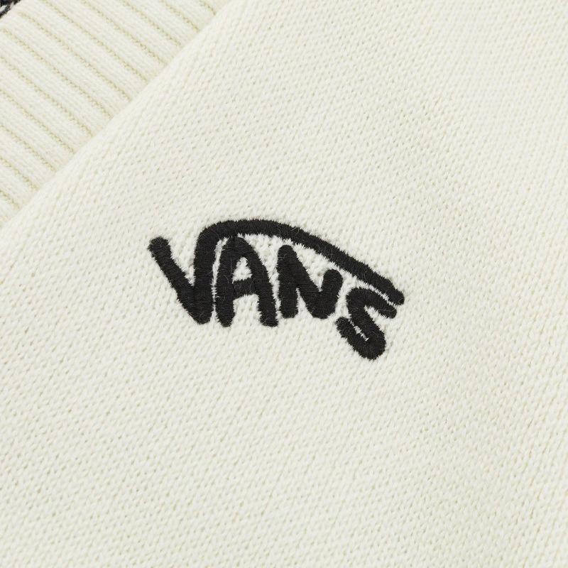 Vans Cardigan Windproof Warm Comfortable Casual Long Sleeve Sweater Women Sweater Off-White VN000NFBFS8