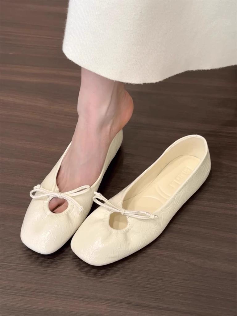 New Flat-soled Women's Shoes Spring Soft-soled Versatile with Skirt Single Shoes