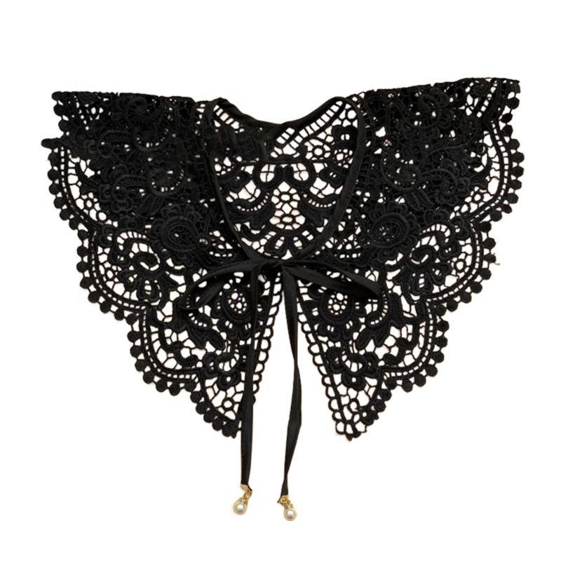 Faux Col Femme Faux Col Dickey Col Col Amovible pour robe Col Brodé Col en Dentelle Col de Pull