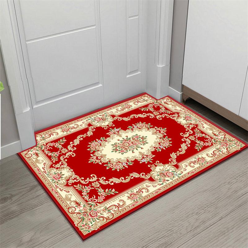European Style Non-Slip Entrance Door Mat for Living Room and Bedroom