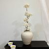 Artificial Pear Blossom Branches Fake Silk Long Stem Plum Peach Plants for Spring Indoor Party Wedding Home Table Decoration
