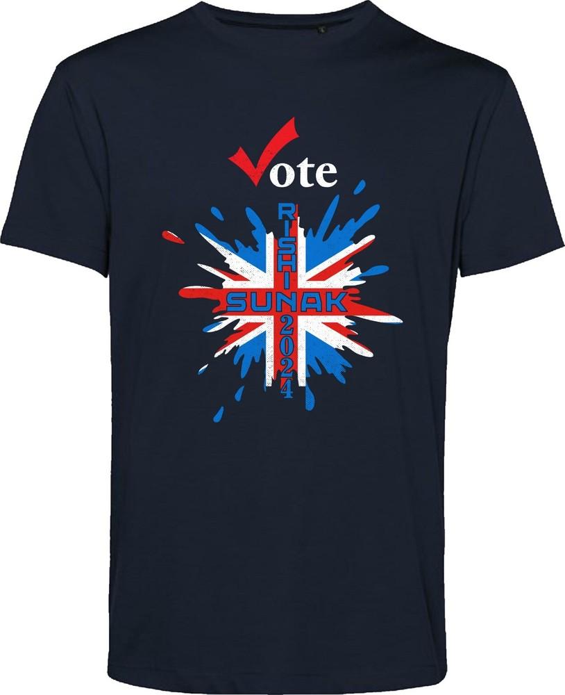Rishi Sunak 2024 TShirt Vote For Rishi Sunak Tshirt Uk Elections 2024 TShirt S