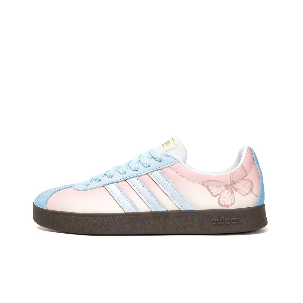 

Adidas Neo VL Court 2.0 Slip Resistant Abrasion Resistant Low top Skateboard Shoes Unisex Pink Blue ID6015(Team354-) 44⅔