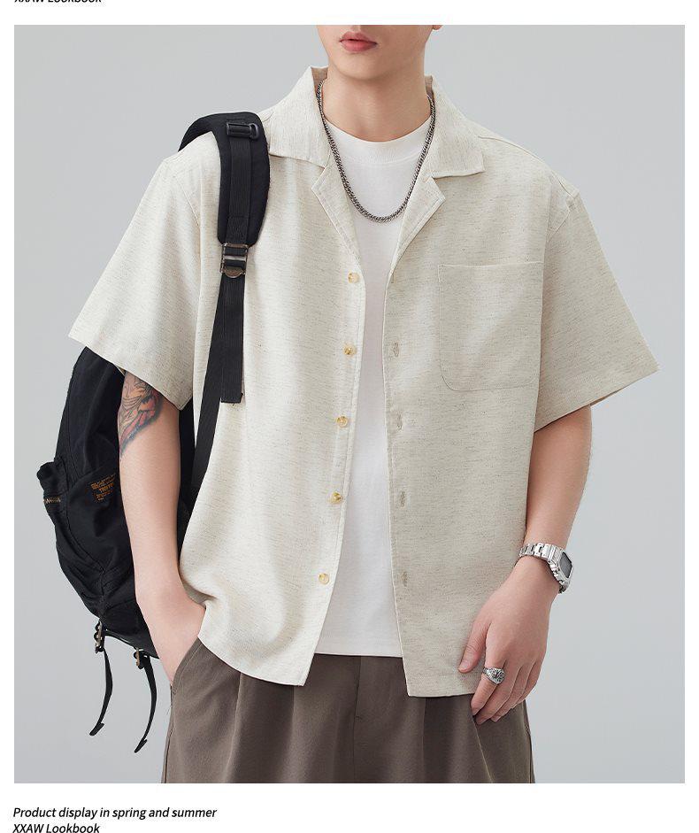 Summer Japanese Style Versatile Short Sleeve Polo Shirt - Trendy Men's 2026 Collection