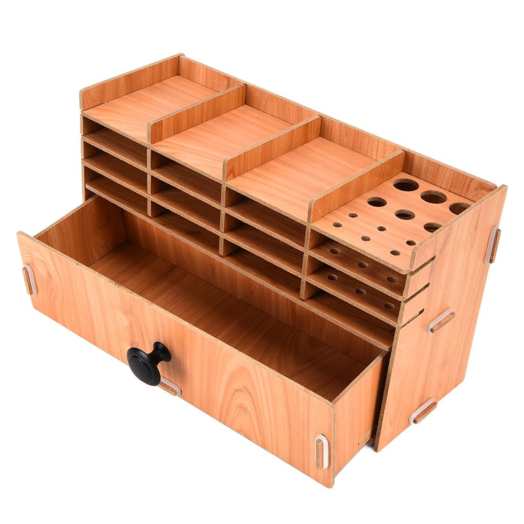 Strass Aufbewahrungsbox DIY Holz Mehrschichtige Fächer Strass Werkzeug Organizer für Strasssteine Ohrringe Halsketten