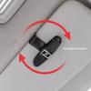 BGS1 Car Glasses Clip Sun Visor Card Ticket Clamp Fastener For Dacia Bigster Spring Duster Sandero Jogger Dokker Lodgy Logan