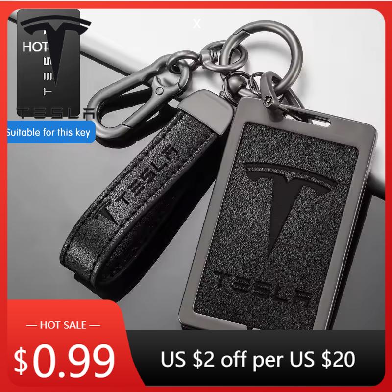 Car Sticker 2025 New Tesla Zinc Alloy Car Smart NFC Card Key Case Cover Protector Holder Shell For Tesla Model 3 S X Y Auto Acce