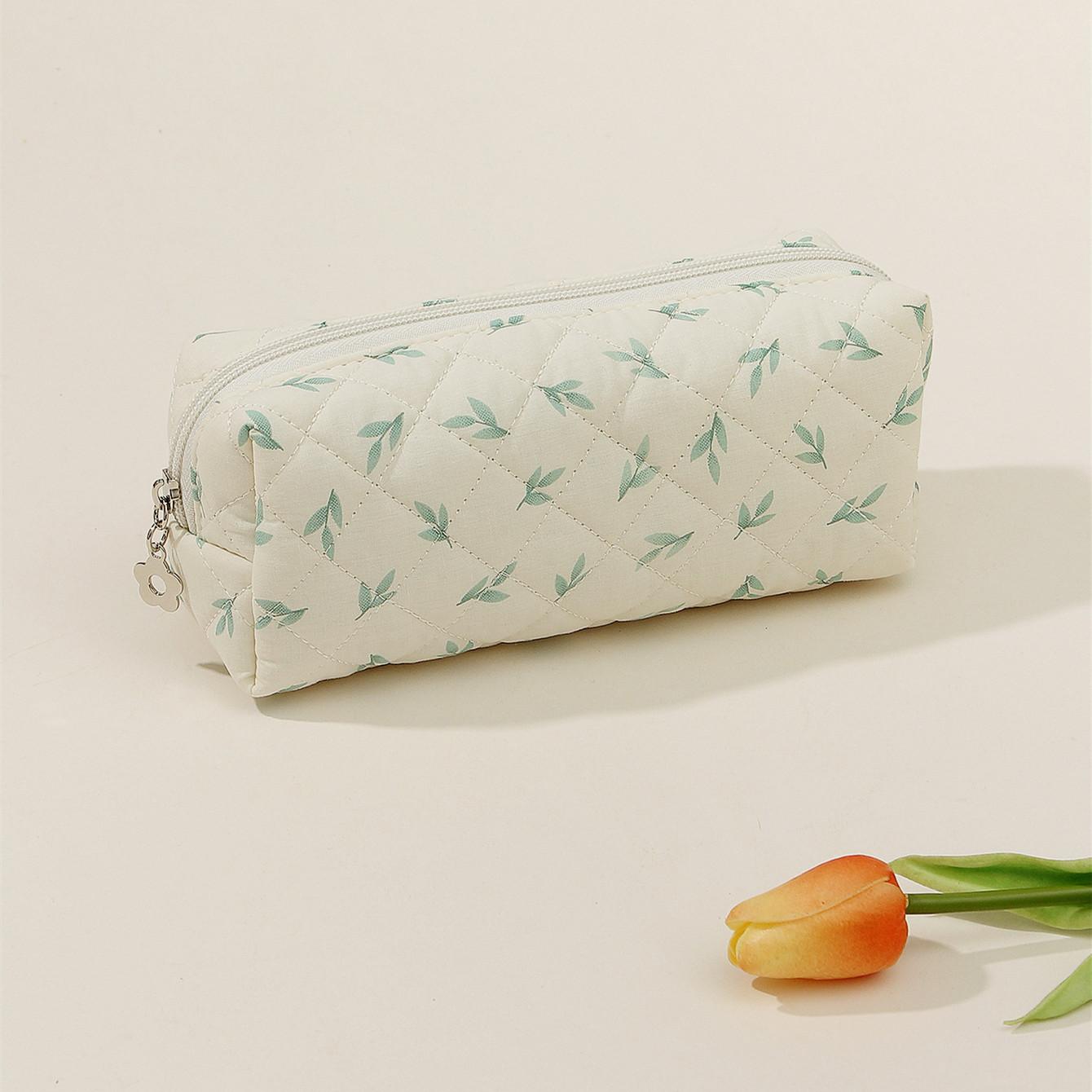 

Мультяшный хлопковый пенал для канцелярских принадлежностей, большой вместительный пенал для хранения кистей, милый пенал, корейские канцелярские принадлежности, возвращаемся в школу