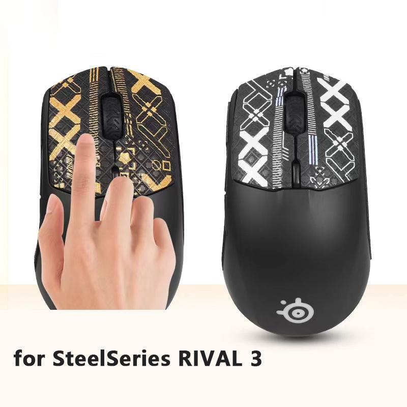 Anti-Slip Mouse Sticker Sweat-Absorbent Wear-Resistant Protective Grip Tape For Steelseries Rival 3 E-Sport Gaming Accessories